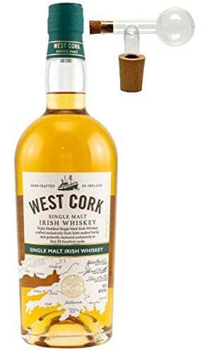 West Cork irischer Single Malt Whiskey + Glaskugelportionierer zum feinen Dosieren von H-BO