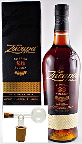 Zacapa 23 Centenario Sistema Solera Rum + Glaskugelportionierer von H-BO