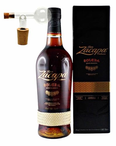 Zacapa Centenario Solera Gran Reserva Rum + Glaskugelportionierer zum feinen Dosieren Zacapa Centenario Solera Gran Reserva Rum + Glaskugelportionierer zum feinen Dosieren von H-BO