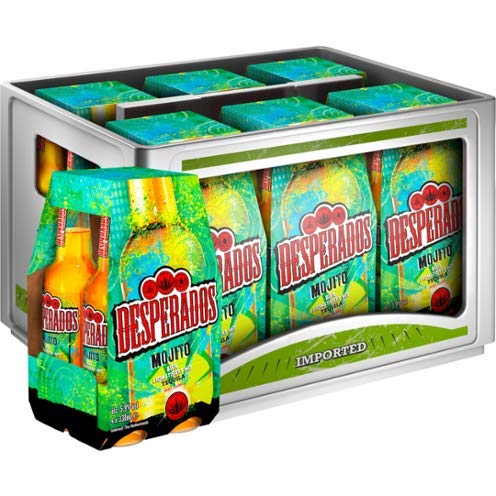 Desperados Red Tequila, Guarana, Cachaca 24x0,33l (Mojito Tequila) von Desperados