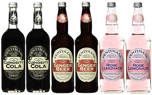 Fentimans Mix 6x0,75l (Curiosity Cola, Ginger Beer, Rosè) von H-O