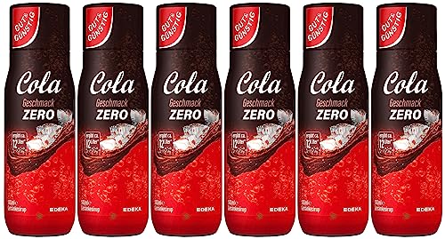 Gut & Günstig Cola Zero Getränkesirup 6er Pack (6x500ml) von H-O