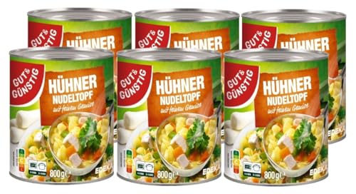 Gut & Günstig Hühnernudeltopf 6x800g von H-O