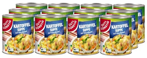 Gut & Günstig Kartoffelsuppe mit Rauchspeck 12x800g von H-O