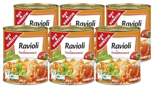 Gut & Günstig Ravioli in Tomatensauce 6x800g von H-O