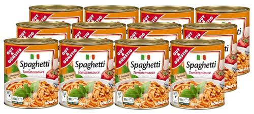 Gut & Günstig Spaghetti in Tomatensauce 12x800g von H-O