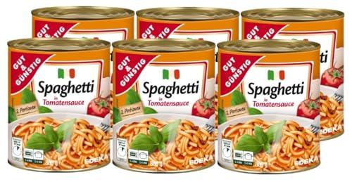 Gut & Günstig Spaghetti in Tomatensauce 6x800g von H-O