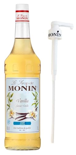 Monin Vanille Light 1x1l mit Pumpe von H-O