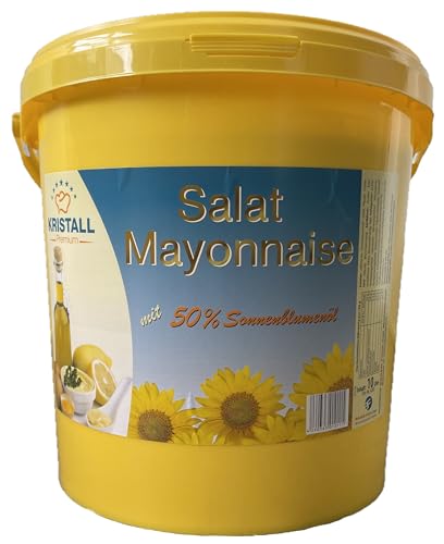 Premium Salatmayonnaise mit 50% Sonnenblumenöl 10kg von H-O
