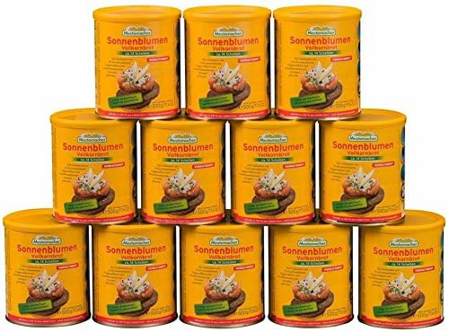 Sonnenblumenbrot Vollkornbrot von Mestemacher 12 x 500g von H-O