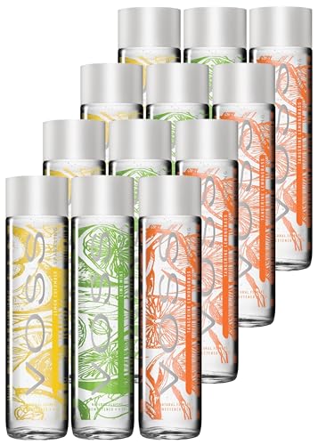 VOSS Water Mix 375 ml, natürlich-fruchtiger Geschmack, 12er Pack (Einweg, 12 x 375 ml) von H-O