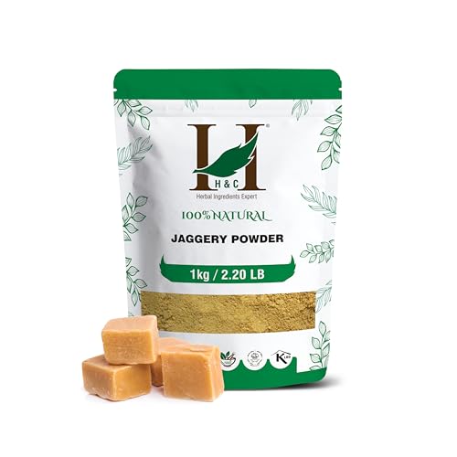 H&C Jaggery Powder / Gud / Goor – 1 kg Packung von H&C HERBAL INGREDIENTS EXPERT