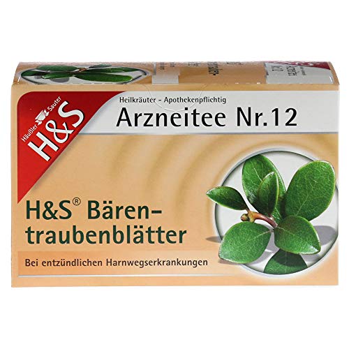H&S Bärentraubentee Filterbeutel 20X2.7 g von H&S Tee - Gesellschaft mbH & C