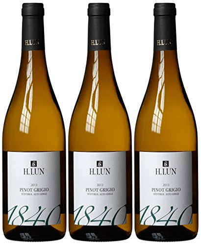 H. Lun Pinot Grigio, 3er Pack (3 x 750 ml) von H. Lun