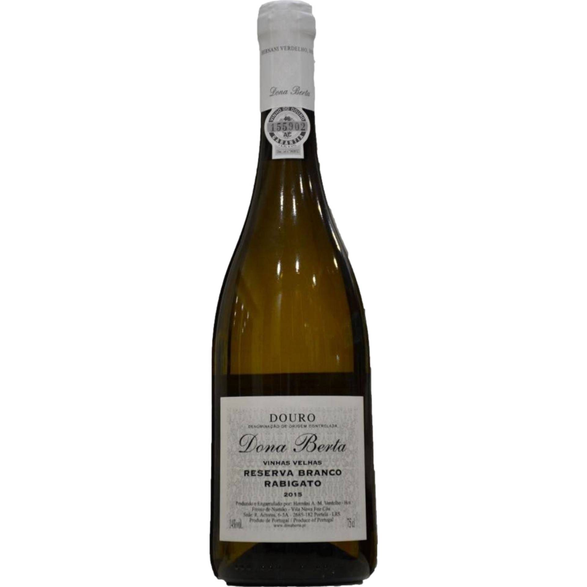 Dona Berta Rabigato Reserva, Douro DOC, Douro, 2021, Weißwein Dona Berta Rabigato Reserva, Douro DOC, Douro, 2021, Weißwein von H. & F. Verdelho - Quinta do Carrenho Estr. Nacional 222 Guarda 5155-253 Freixo De Numão - Portugal