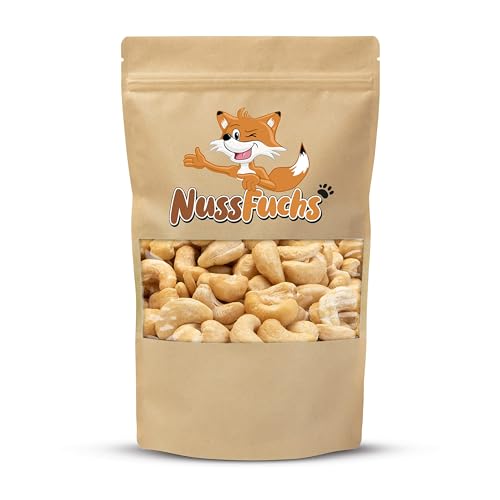 Cashewkerne naturbelassen ohne Salz ungeröstet ganze Kerne ungeschwefelt unbehandelt Cashewnüsse Rohkost wiederverschließbare Verpackung 1kg - 5kg (1kg) von HA Handels GmbH