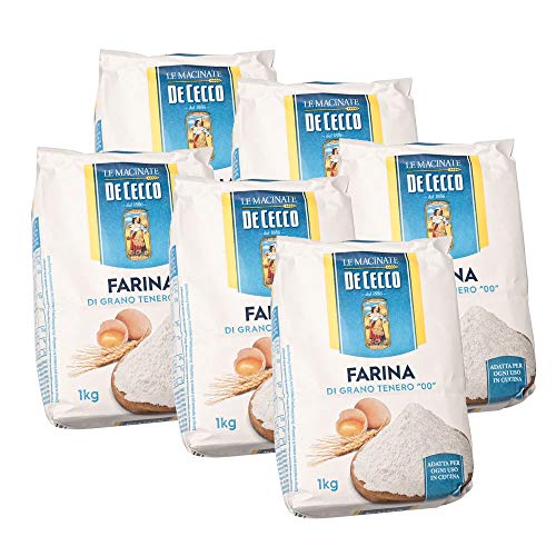 HAB & GUT -LM0016-10- De Cecco Farina di Grano Tenero Tipo 00, (6x1kg) von HAB & GUT