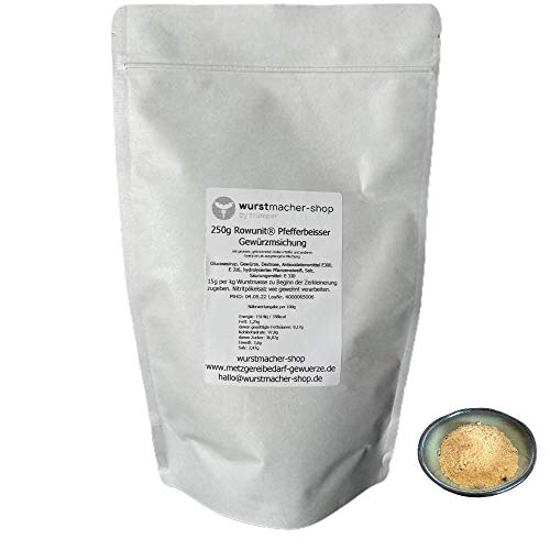 250g Gewürzmischung für Pfefferbeißer (Rohwurst) Wurstgewürz - Rohwurstgewürz | wurstmacher-shop by trümper HALLENDO® von HALLENDO
