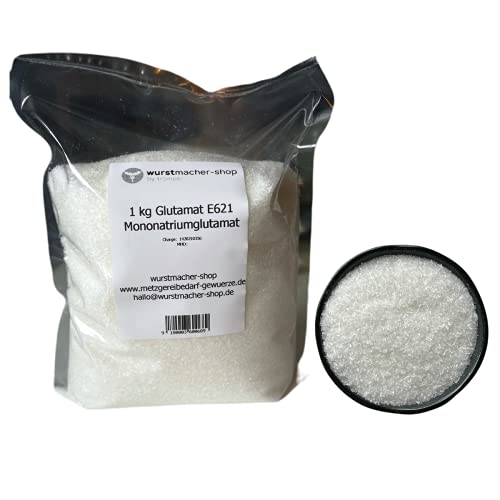Glutamat Mononatriumglutamat E621 1 kg - Geschmacksverstärker | wurstmacher-shop by trümper HALLENDO® von HALLENDO