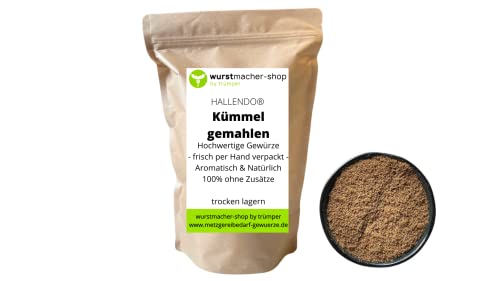 Kümmel gemahlen - 1 kg fein gemahlener Kümmel | wurstmacher-shop by trümper HALLENDO® von HALLENDO