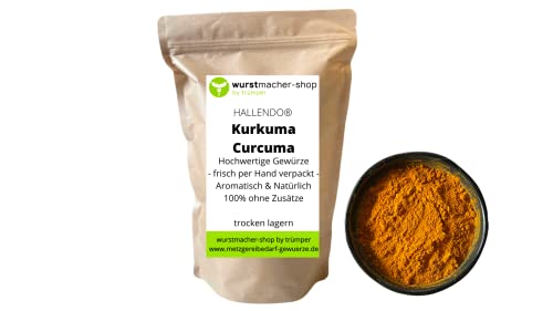 Kurkuma Kurkumawurzel gemahlen - 1 kg gemahlener Curcuma Gelbwurz | wurstmacher-shop by trümper HALLENDO® von HALLENDO