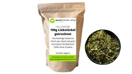 Liebstöckel Liebstockblätter gerebelt / getrocknet (Maggikraut) - 100g | wurstmacher-shop by trümper HALLENDO® von HALLENDO