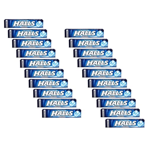 DEU | Halls® | Erfrischende Bonbons ohne Zucker | Halls® Original | Menthol- und Eukalyptusbonbons - 20 Stück (640 Gr) von HALLS