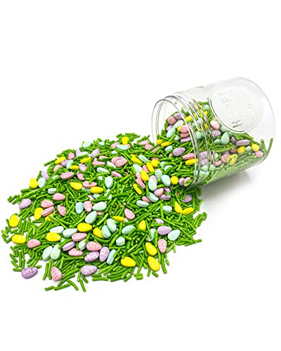 Happy Sprinkles Egg Hunt 90g | Bunter Streusel Mix Zum Dekorieren | Liebevolle Tortendeko Zu Ostern | Osterdeko Für Kekse, Eis & Kuchen Happy Sprinkles Egg Hunt 90g | Bunter Streusel Mix Zum Dekorieren | Liebevolle Tortendeko Zu Ostern | Osterdeko Für Kekse, Eis & Kuchen von HAPPY SPRINKLES