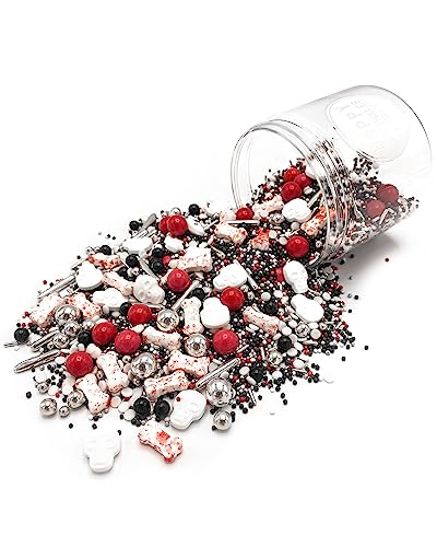 Happy Sprinkles Pirates Pearls 90g | Bunter Streusel Mix Mit Schokolade Zum Dekorieren | Halloween Tortendeko | Für Kekse, Eis & Kuchen Geeignet Happy Sprinkles Pirates Pearls 90g | Bunter Streusel Mix Mit Schokolade Zum Dekorieren | Halloween Tortendeko | Für Kekse, Eis & Kuchen Geeignet von HAPPY SPRINKLES