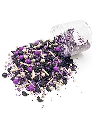 Happy Sprinkles Witch Please 90g | Bunter Streusel Mix Mit Schokolade Zum Dekorieren | Halloween Tortendeko | Für Kekse, Eis & Kuchen Geeignet Happy Sprinkles Witch Please 90g | Bunter Streusel Mix Mit Schokolade Zum Dekorieren | Halloween Tortendeko | Für Kekse, Eis & Kuchen Geeignet von HAPPY SPRINKLES