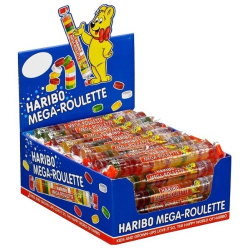 Haribo Mega Roulette Weingummi Rollen Fruchtgummi 40 Stück von HARIBO