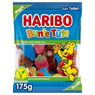 Haribo Bunte Tüte, 17er Pack (17 x 175g) von HARIBO GmbH & Co. KG Dr.-Hans-und-Paul-Riegel-Straße 1, 53501 Grafschaft