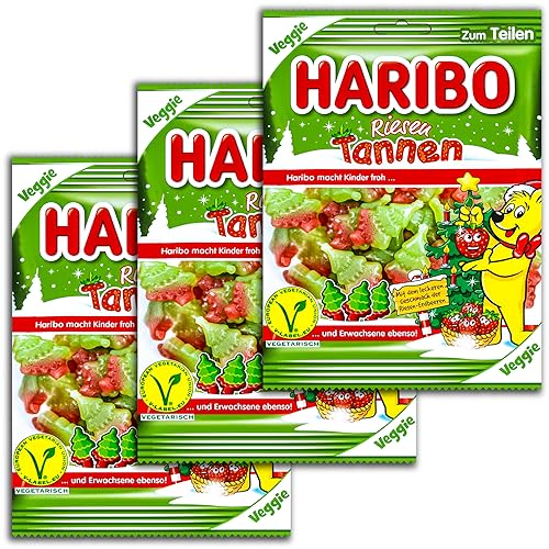 3 er Pack Haribo Riesen Tannen veggie 3 x 200g von HARIBO