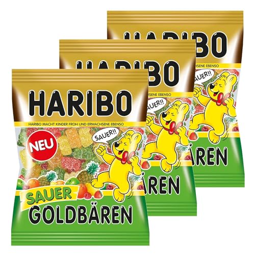 3er Pack Haribo Saure Goldbären 3x 175g von HARIBO GmbH & Co. KG Hans-Riegel-Straße 1 53129 Bonn (D)