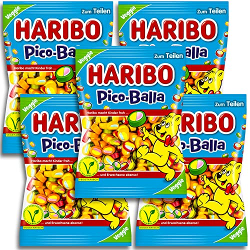 5 er Pack Haribo Pico-Balla veggie 5 x 160g von HARIBO GmbH & Co. KG Hans-Riegel-Straße 1 53129 Bonn (D)