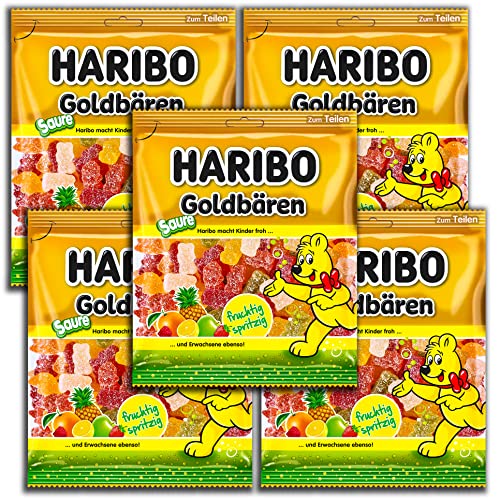 5 er Pack Haribo Saure Goldbären 5 x 175g von HARIBO GmbH & Co. KG Hans-Riegel-Straße 1 53129 Bonn (D)