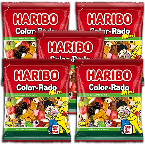 5 er Set Haribo Color-Rado Mini 5 x 160g von HARIBO GmbH & Co. KG Hans-Riegel-Straße 1 53129 Bonn (D)