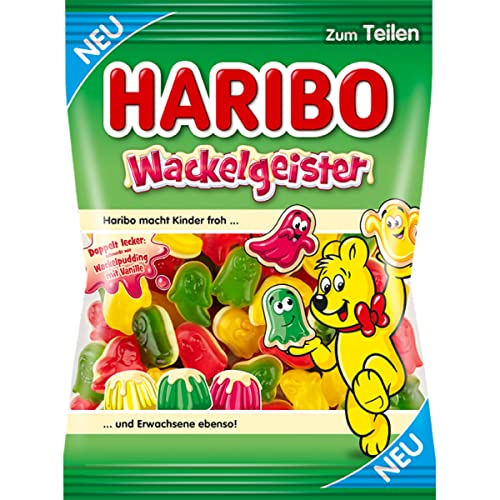 Haribo Wackelgeister leckeres Fruchtgummi mit Schaumzucker 175g von HARIBO GmbH & Co. KG Hans-Riegel-Straße 1 53129 Bonn (D)