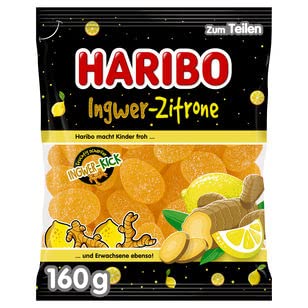 Haribo Ingwer Zitrone, 20er Pack (20 x 160g) von HARIBO GmbH & Co. KG Hans-Riegel-Straße 1 53129 Bonn