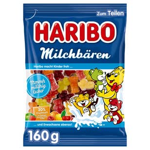 Haribo Milchbären, 16er Pack (16 x 160g) von HARIBO