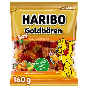 Haribo Saft Goldbären, 20er Pack (20 x 160g) von HARIBO GmbH & Co. KG Hans-Riegel-Straße 1 53129 Bonn