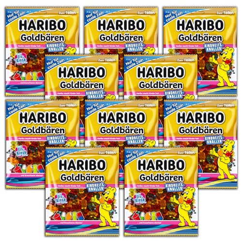10 er Pack Haribo Goldbären Kindheitsknaller Eis-Kiosk 10 x 175g 10 er Pack Haribo Goldbären Kindheitsknaller Eis-Kiosk 10 x 175g von HARIBO