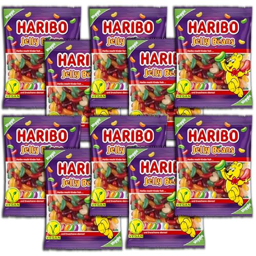 10 er Pack Haribo Jelly Beans vegan 10 x 160 g 10 er Pack Haribo Jelly Beans vegan 10 x 160 g von HARIBO