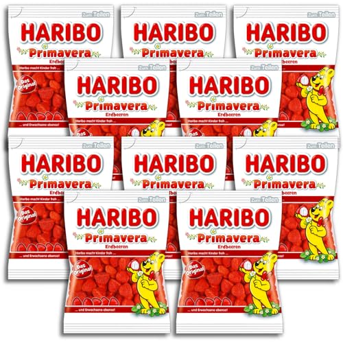 10 er Pack Haribo Primavera Erdbeeren 10 x 175g 10 er Pack Haribo Primavera Erdbeeren 10 x 175g von HARIBO