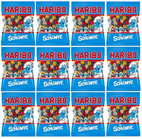 12 Tüten Haribo Schlümpfe a 200g (12x200g) von HARIBO