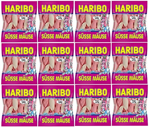 12 Tüten Haribo Süsse Mäuse a 200g (12x200g) von HARIBO