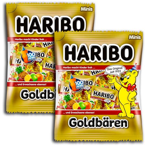 2 er Pack Haribo Haribo Goldbären Minis 2 x 250 g Beutel 2 er Pack Haribo Haribo Goldbären Minis 2 x 250 g Beutel von HARIBO