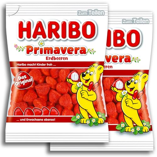 2 er Pack Haribo Primavera Erdbeeren 2x 175g 2 er Pack Haribo Primavera Erdbeeren 2x 175g von HARIBO