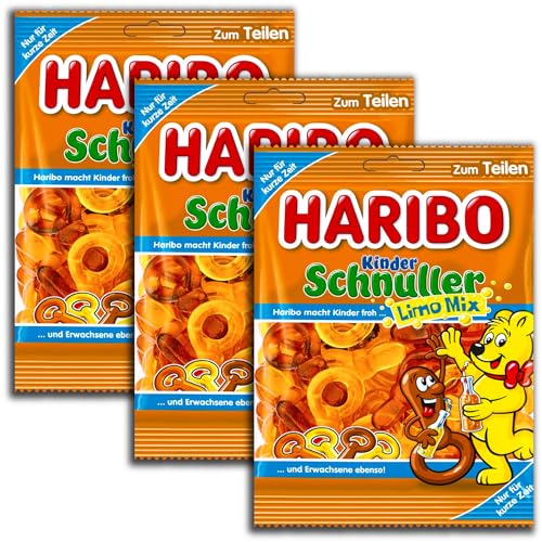 3 er Pack Haribo Kinder Schnuller Limo Mix 3 x 175g von HARIBO