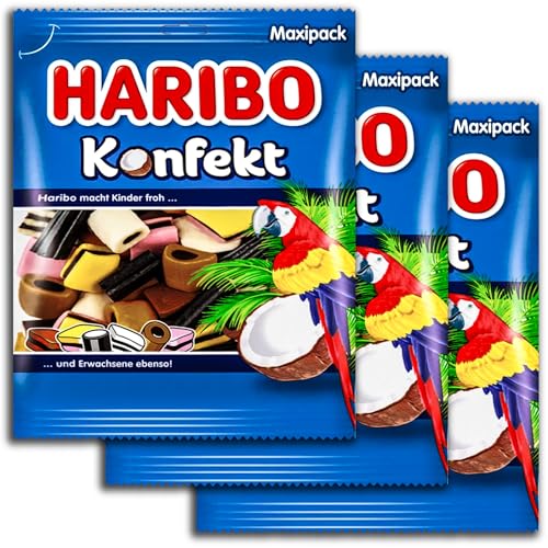 3 er Pack Haribo Konfekt XXL 3 x 500 g Lakritzkonfekt 3 er Pack Haribo Konfekt XXL 3 x 500 g Lakritzkonfekt von HARIBO